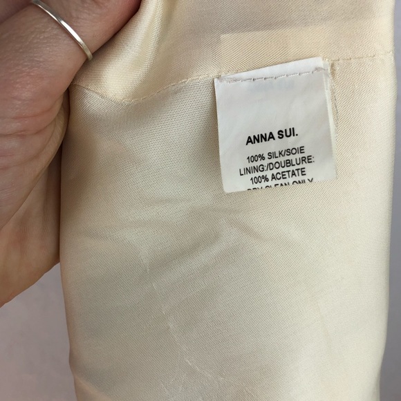 Anthropology x Anna Sui Silk Blouse size 4, small - Picture 11 of 14